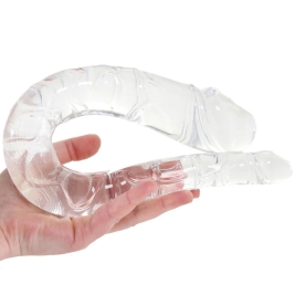 Фаллос Double Trouble King Cock Clear