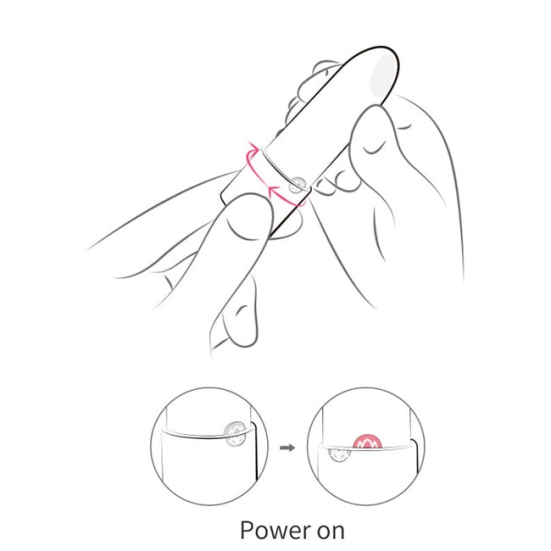 Мини-вибратор Magic Motion Lotos